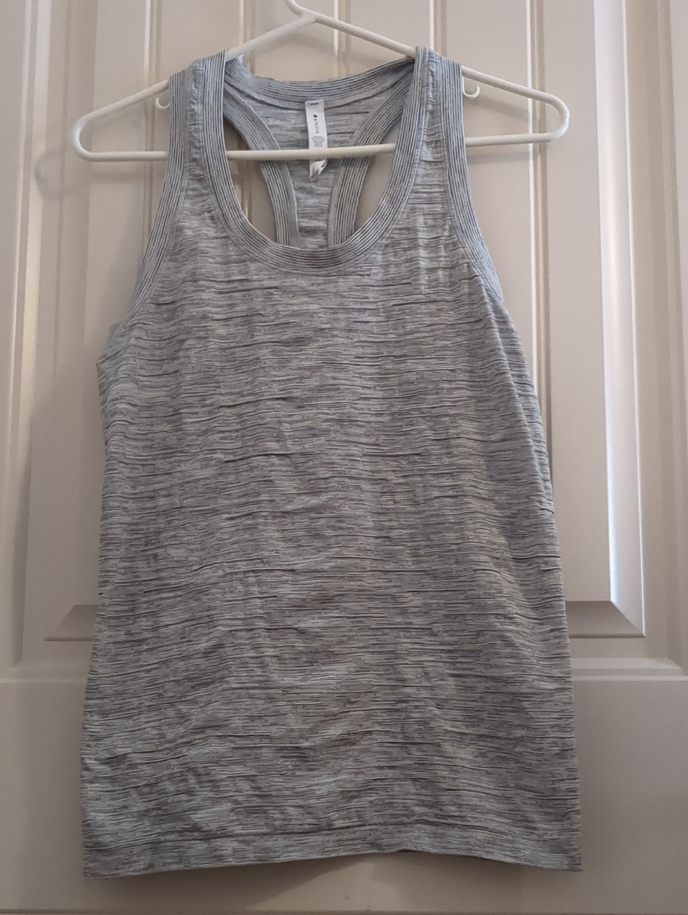 Athleta Light Heather Gray Racerback Tank